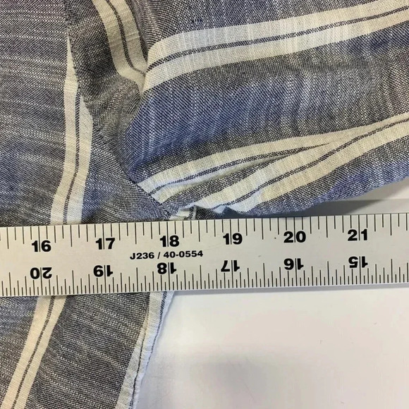 Zara Gray and White Striped Jacket - Picture 12 of 13